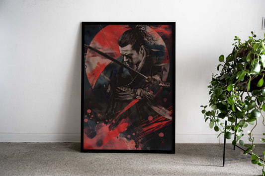 Samurai Honor Japanese Asian Style Poster | Wall Art for Home & Office | High-Quality Print - High-Quality Visual Display
