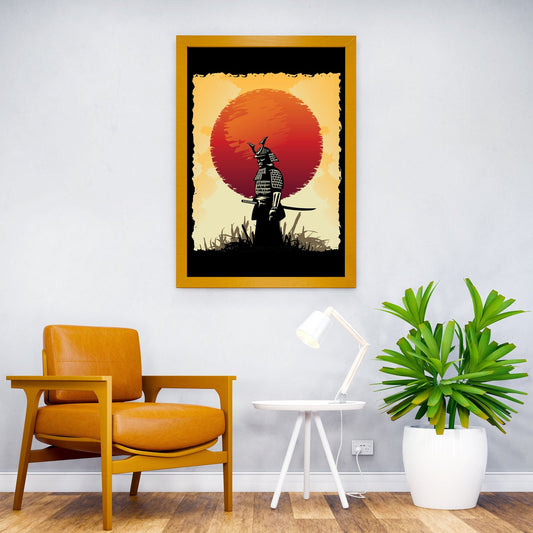 Samurai Japan Fighter Asian Style Poster | Wall Art for Home & Office | High-Quality Print - High-Quality Visual Display