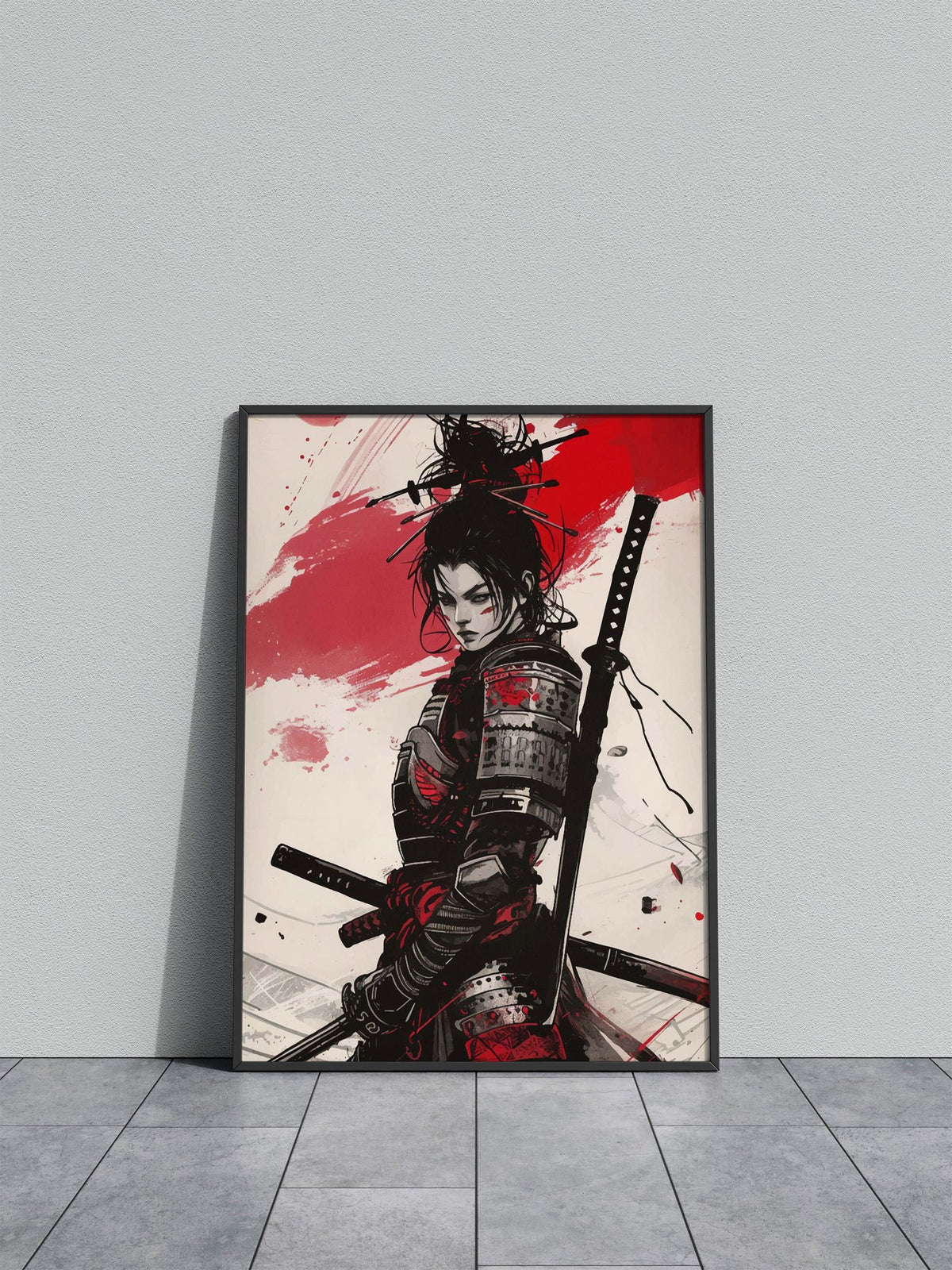 Samurai Japan Geisha Asian Style Poster | Wall Art for Home & Office | High-Quality Print - High-Quality Visual Display