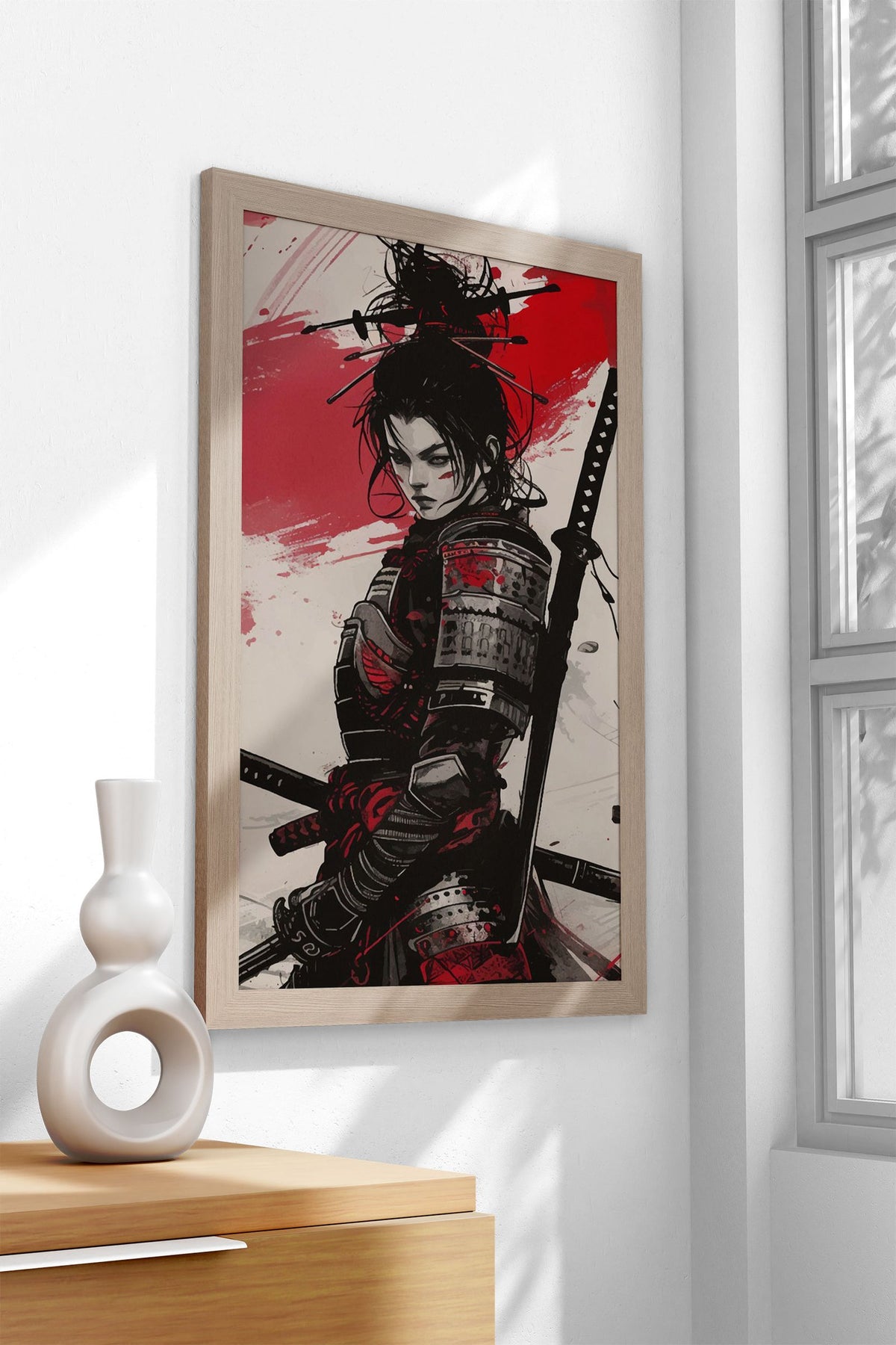 Samurai Japan Geisha Asian Style Poster | Wall Art for Home & Office | High-Quality Print - High-Quality Visual Display