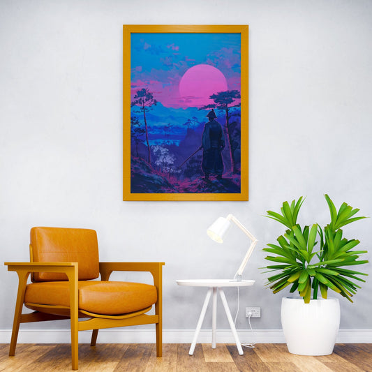 Samurai Japan Painting Asian Style Poster | Wall Art for Home & Office | High-Quality Print - High-Quality Visual Display