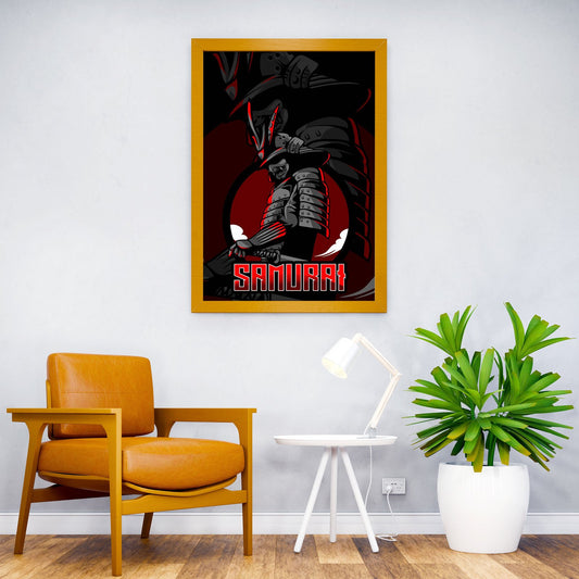 Samurai Japanese Feodal Asian Style Poster | Wall Art for Home & Office | High-Quality Print - High-Quality Visual Display