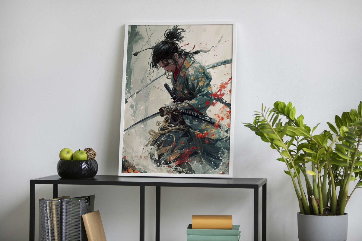 Samurai Japanese Geisha Asian Style Poster | Wall Art for Home & Office | High-Quality Print - High-Quality Visual Display