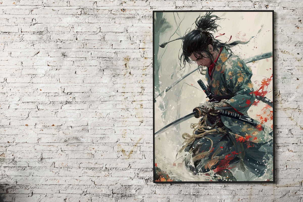 Samurai Japanese Geisha Asian Style Poster | Wall Art for Home & Office | High-Quality Print - High-Quality Visual Display