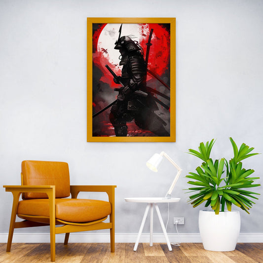 Samurai Japanese Asian Style Poster | Wall Art for Home & Office | High-Quality Print - High-Quality Visual Display