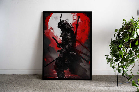 Samurai Japanese Asian Style Poster | Wall Art for Home & Office | High-Quality Print - High-Quality Visual Display