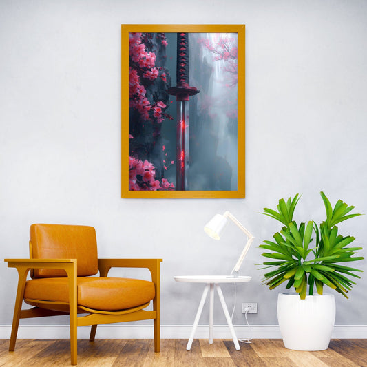 Samurai Katana Blade Asian Style Poster | Wall Art for Home & Office | High-Quality Print - High-Quality Visual Display