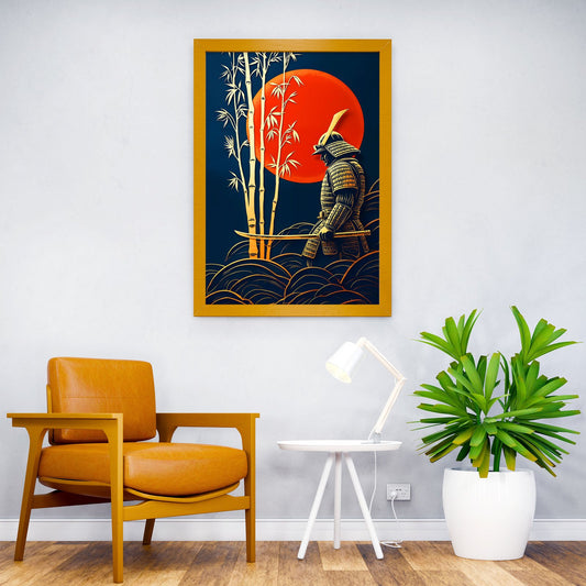 Samurai Kintsugi gold japanese art Asian Style Poster | Wall Art for Home & Office | High-Quality Print - High-Quality Visual Display