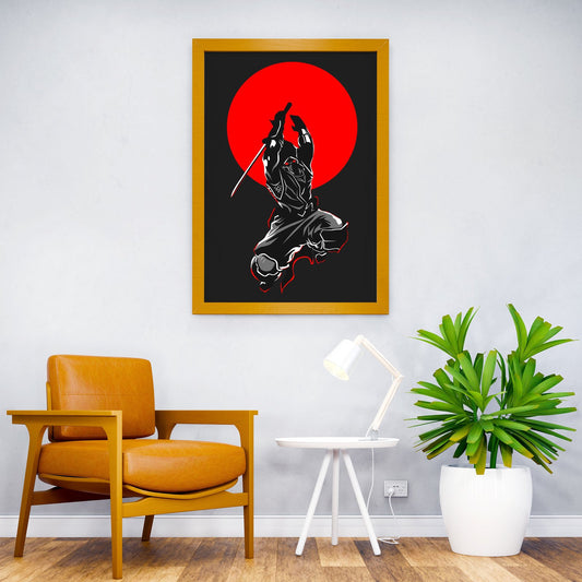 Samurai Ninja Japanese Asian Style Poster | Wall Art for Home & Office | High-Quality Print - High-Quality Visual Display