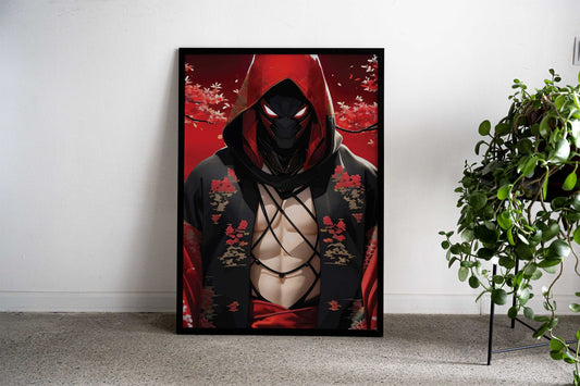 Samurai Ninja Warrior Asian Style Poster | Wall Art for Home & Office | High-Quality Print - High-Quality Visual Display