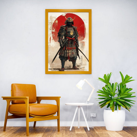 Samurai Painting 6 Asian Style Poster | Wall Art for Home & Office | High-Quality Print - High-Quality Visual Display