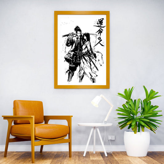 Samurai Sekiro Asian Style Poster | Wall Art for Home & Office | High-Quality Print - High-Quality Visual Display
