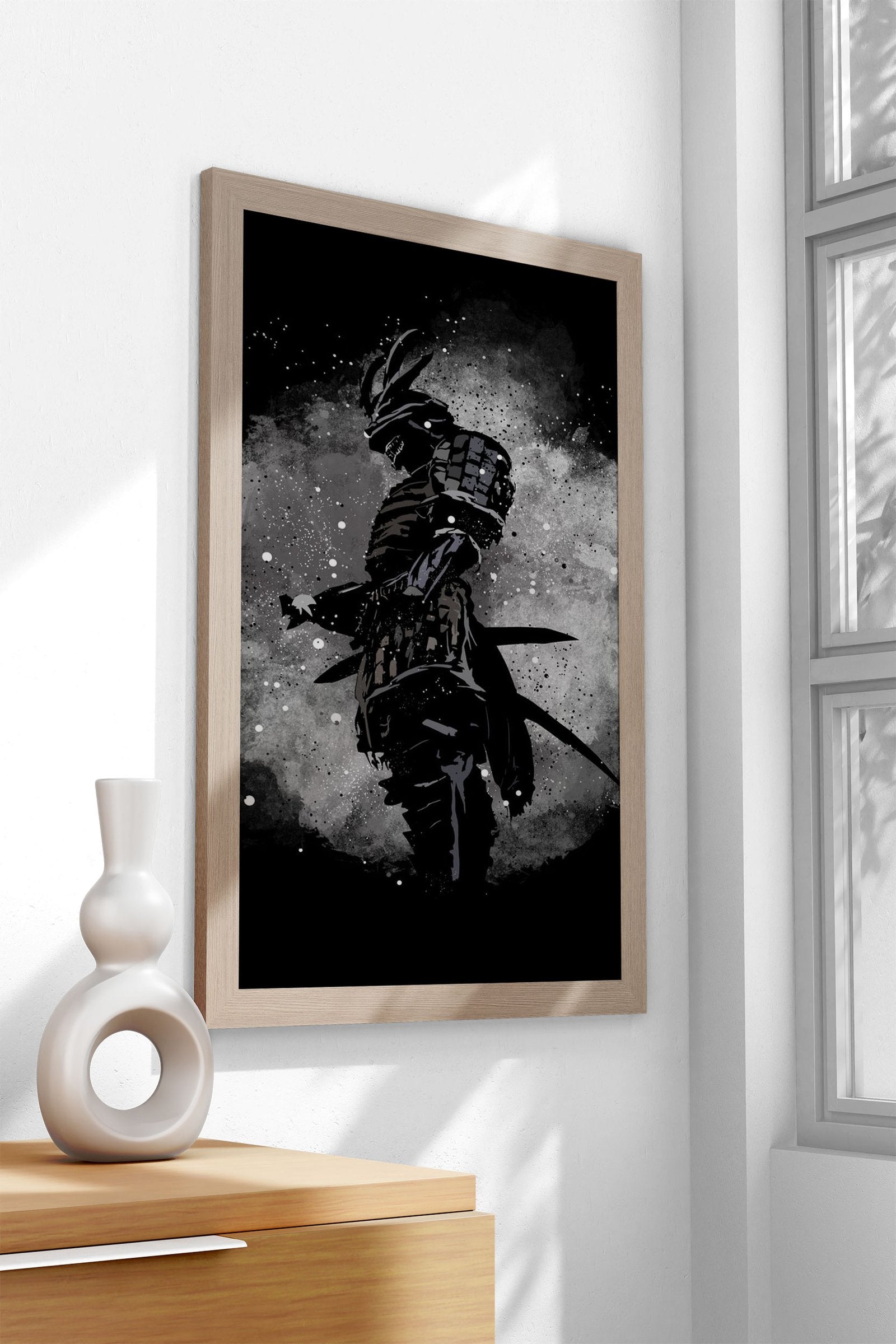 Samurai Silhouette Asian Style Poster | Wall Art for Home & Office | High-Quality Print - High-Quality Visual Display