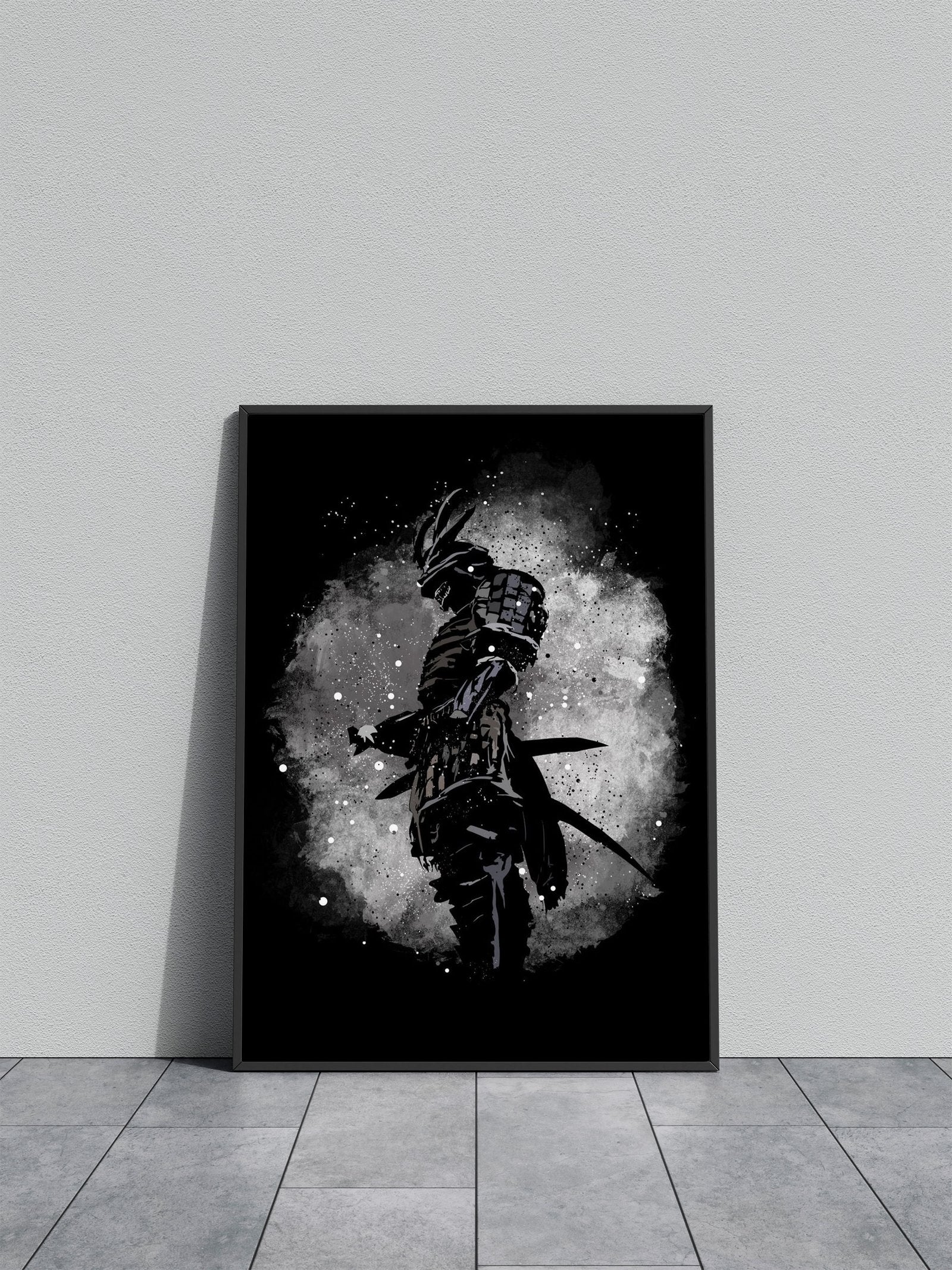 Samurai Silhouette Asian Style Poster | Wall Art for Home & Office | High-Quality Print - High-Quality Visual Display