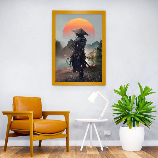 Samurai Sword Japanese Asian Style Poster | Wall Art for Home & Office | High-Quality Print - High-Quality Visual Display