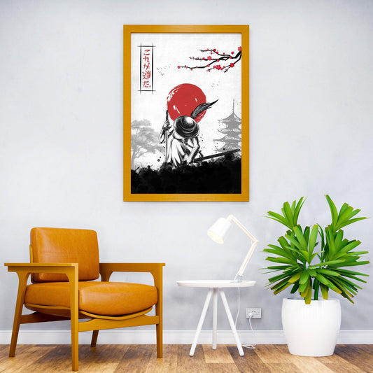 Samurai Swordsman Asian Style Poster | Wall Art for Home & Office | High-Quality Print - High-Quality Visual Display