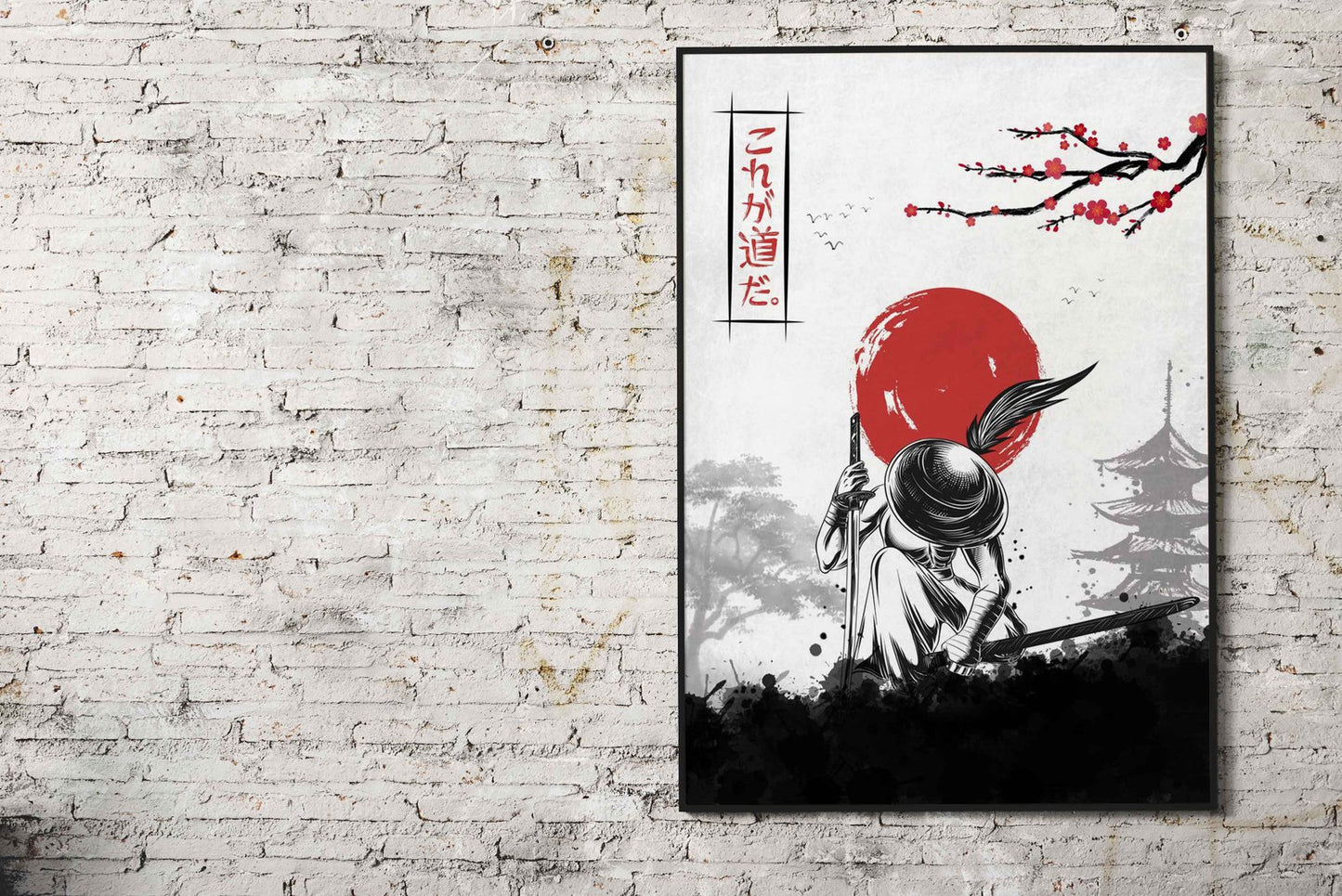 Samurai Swordsman Asian Style Poster | Wall Art for Home & Office | High-Quality Print - High-Quality Visual Display