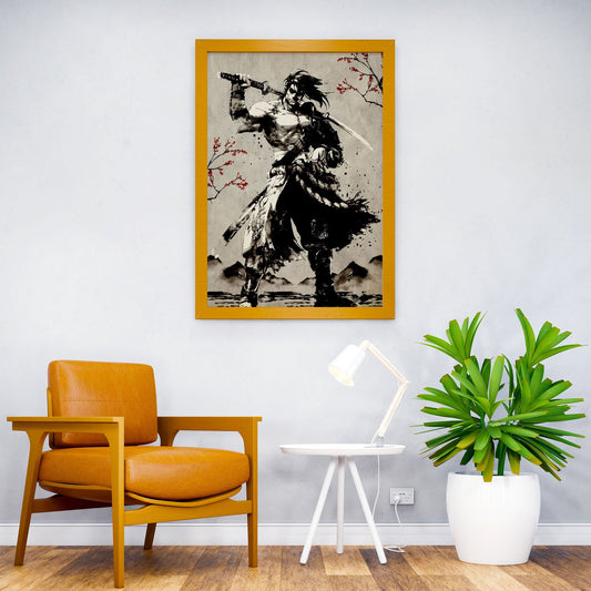 Samurai V2 Asian Style Poster | Wall Art for Home & Office | High-Quality Print - High-Quality Visual Display