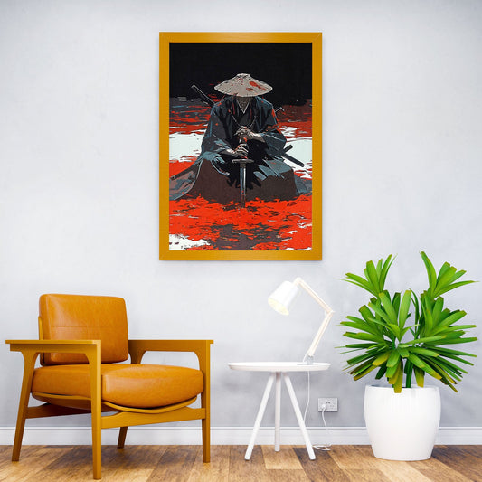 Samurai War Asian Style Poster | Wall Art for Home & Office | High-Quality Print - High-Quality Visual Display