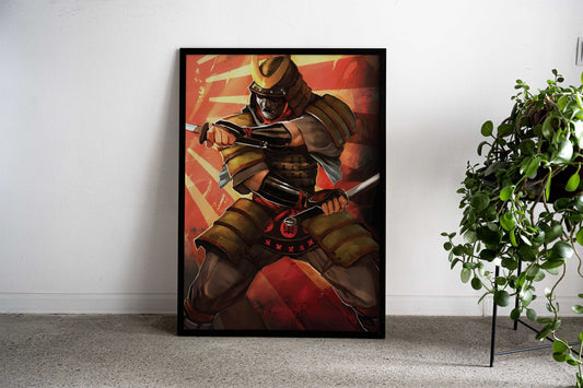 Samurai Warrior Asian Asian Style Poster | Wall Art for Home & Office | High-Quality Print - High-Quality Visual Display