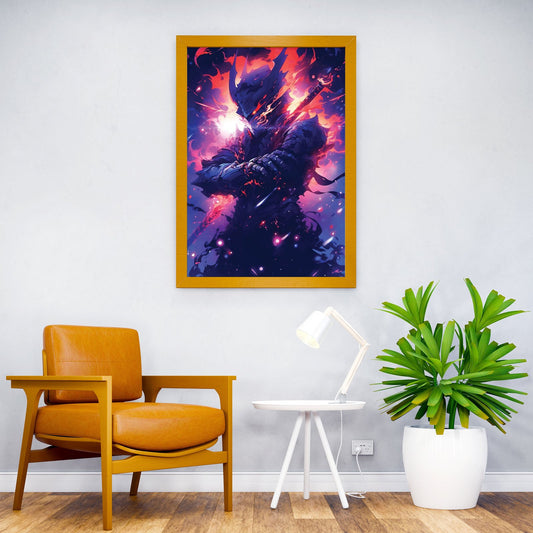 Samurai Warrior Fantasy Asian Style Poster | Wall Art for Home & Office | High-Quality Print - High-Quality Visual Display