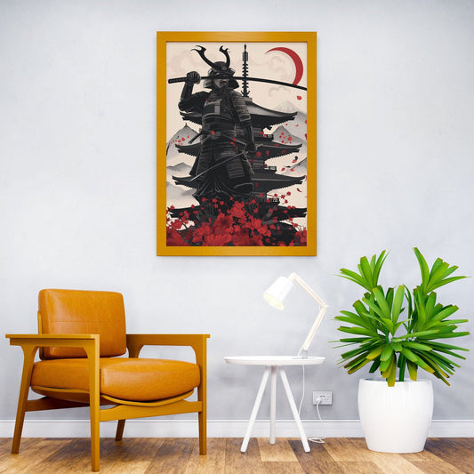 Samurai Warrior III Asian Style Poster | Wall Art for Home & Office | High-Quality Print - High-Quality Visual Display