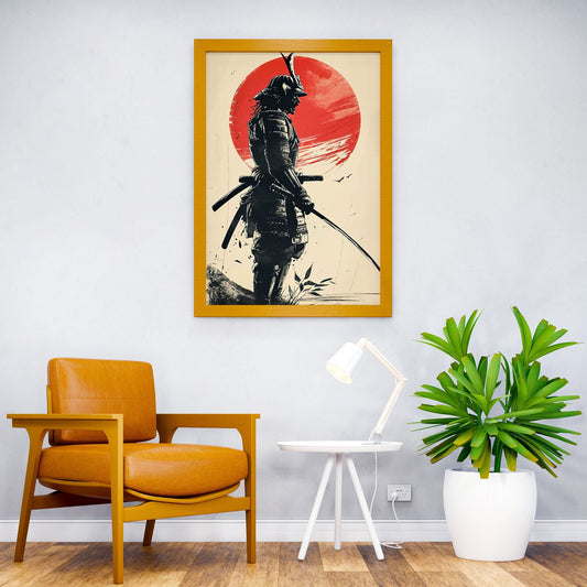 Samurai Warrior Japan Asian Style Poster | Wall Art for Home & Office | High-Quality Print - High-Quality Visual Display