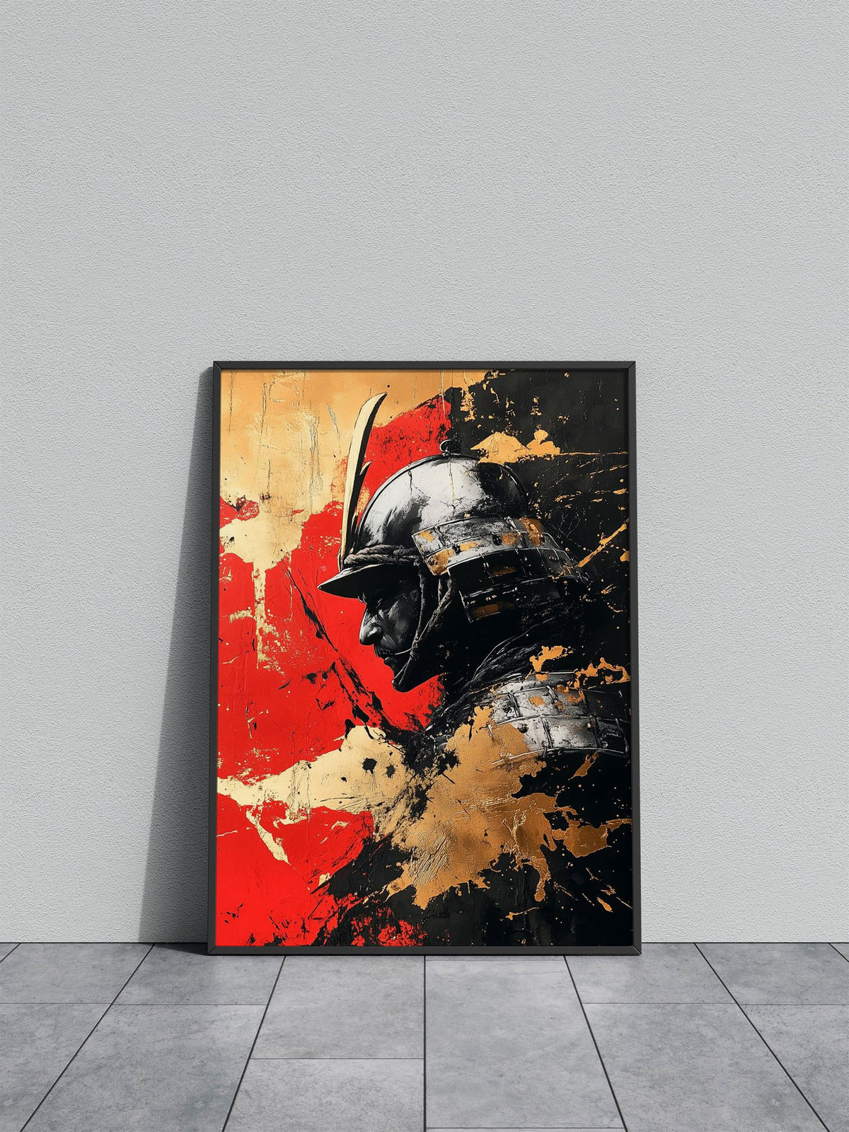 Samurai Warrior in Kintsugi Style | Asian Style Wall Art - Multiple ...