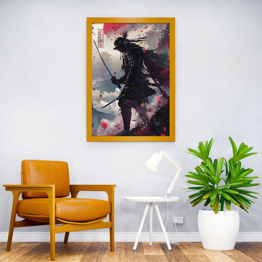Samurai Warrior katana Asian Style Poster | Wall Art for Home & Office | High-Quality Print - High-Quality Visual Display