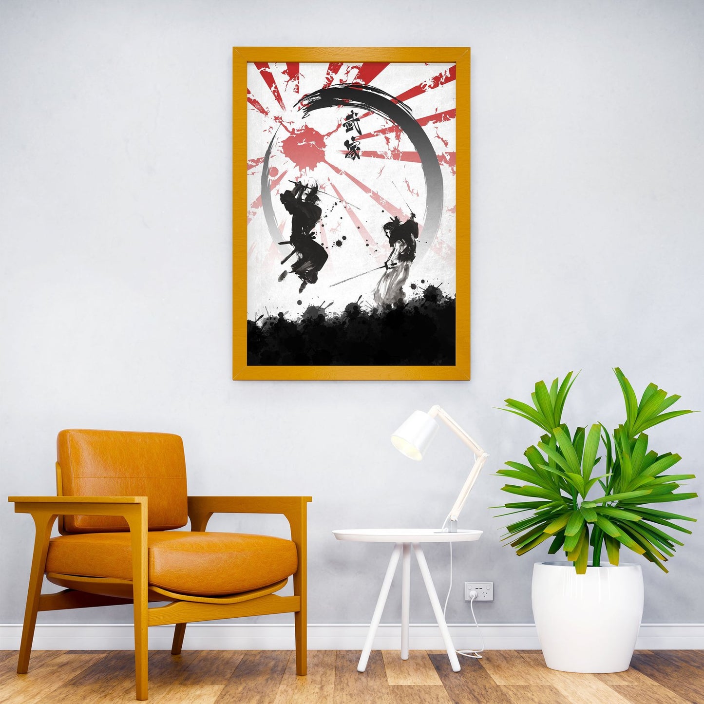 Samurai Warriors Asian Style Poster | Wall Art for Home & Office | High-Quality Print - High-Quality Visual Display