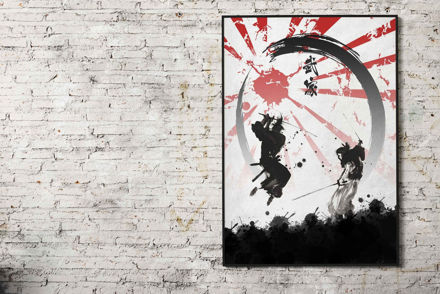 Samurai Warriors Asian Style Poster | Wall Art for Home & Office | High-Quality Print - High-Quality Visual Display