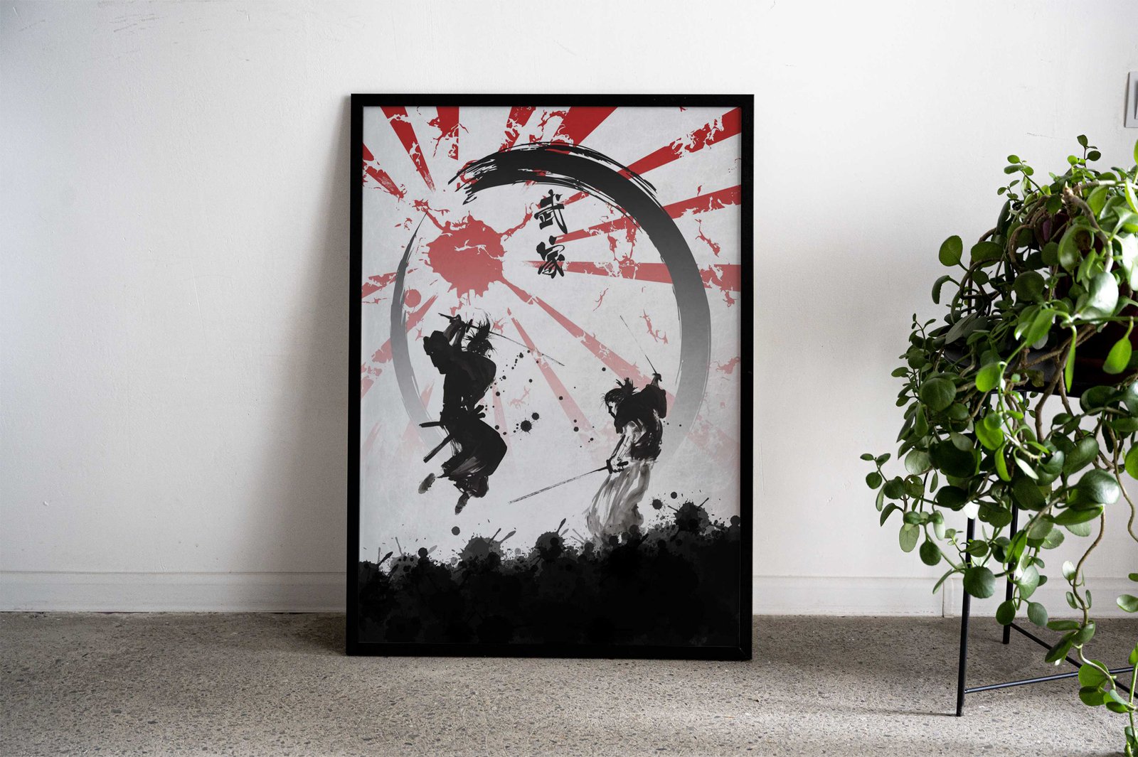 Samurai Warriors Asian Style Poster | Wall Art for Home & Office | High-Quality Print - High-Quality Visual Display