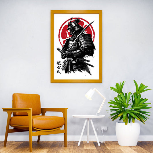 Samurai clan Oda Asian Style Poster | Wall Art for Home & Office | High-Quality Print - High-Quality Visual Display