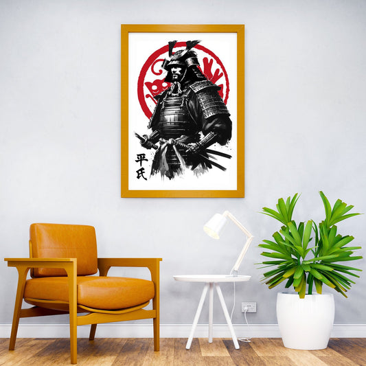 Samurai clan Taira Asian Style Poster | Wall Art for Home & Office | High-Quality Print - High-Quality Visual Display