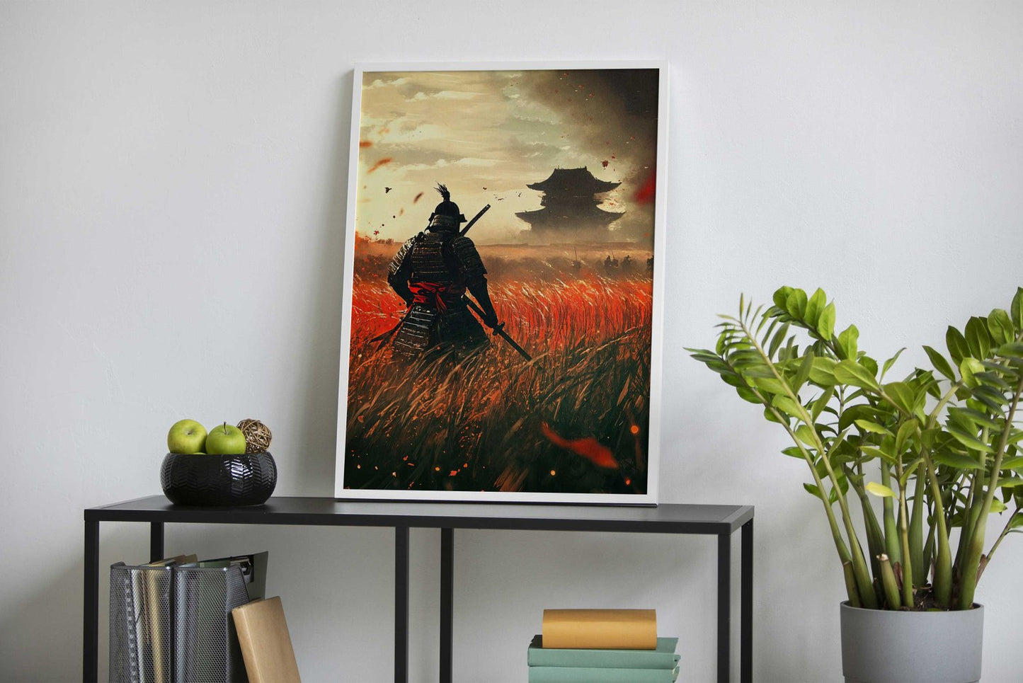 Samurai in Field Asian Style Poster | Wall Art for Home & Office | High-Quality Print - High-Quality Visual Display