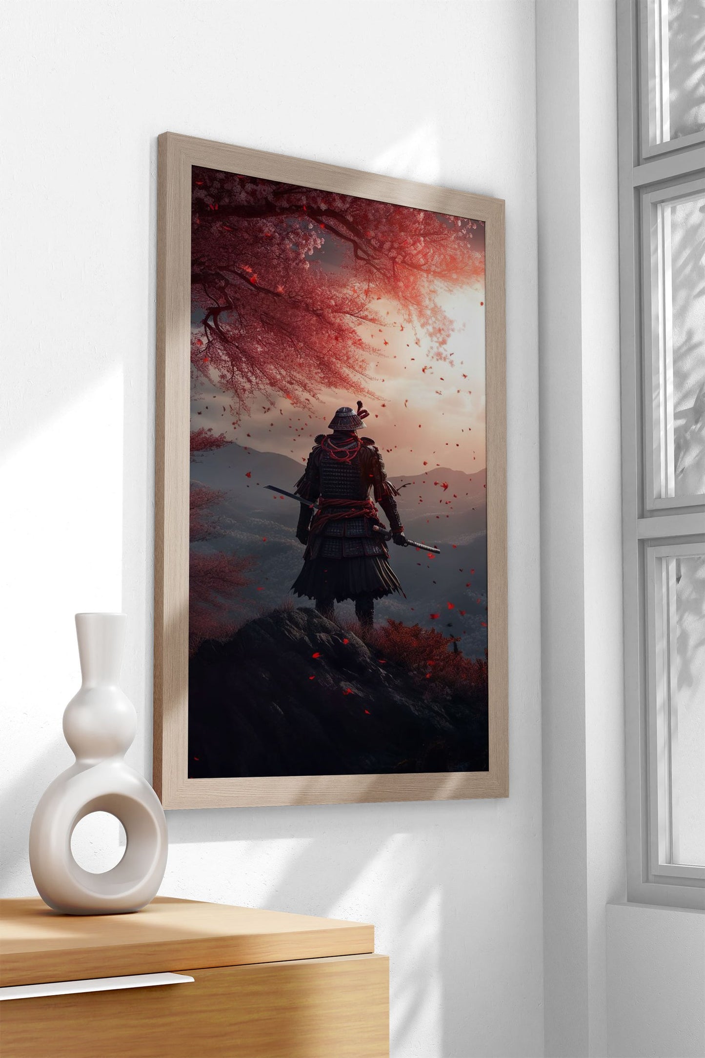 Samurai in mountains Asian Style Poster | Wall Art for Home & Office | High-Quality Print - High-Quality Visual Display