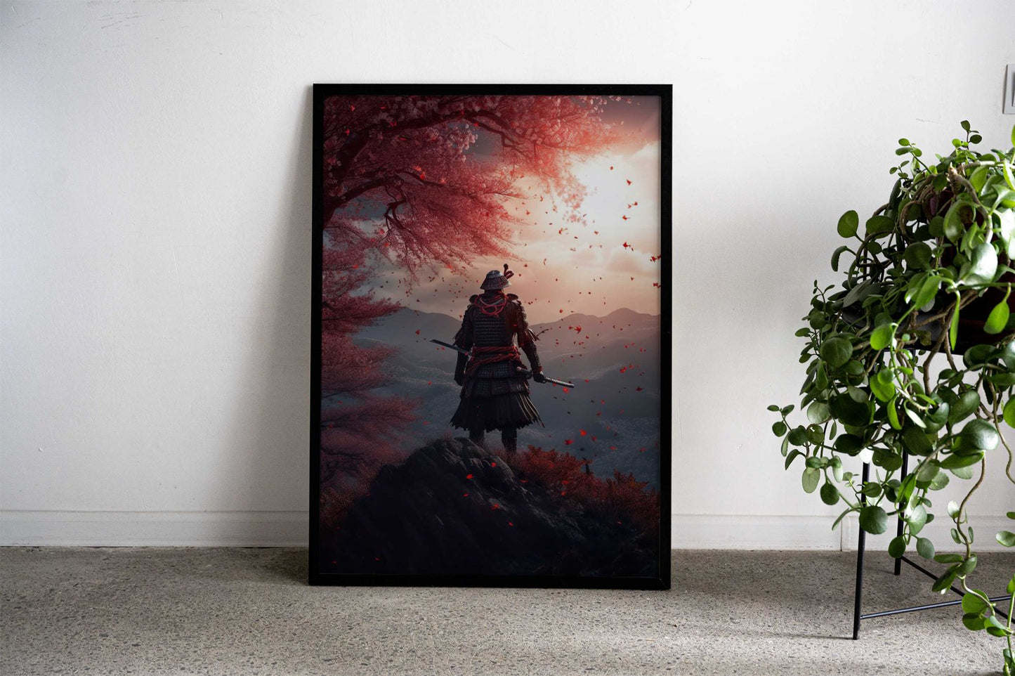Samurai in mountains Asian Style Poster | Wall Art for Home & Office | High-Quality Print - High-Quality Visual Display