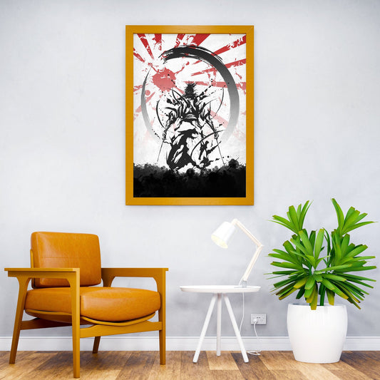 Samurai ink Asian Style Poster | Wall Art for Home & Office | High-Quality Print - High-Quality Visual Display