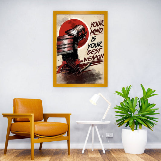 Samurai quotes Asian Style Poster | Wall Art for Home & Office | High-Quality Print - High-Quality Visual Display