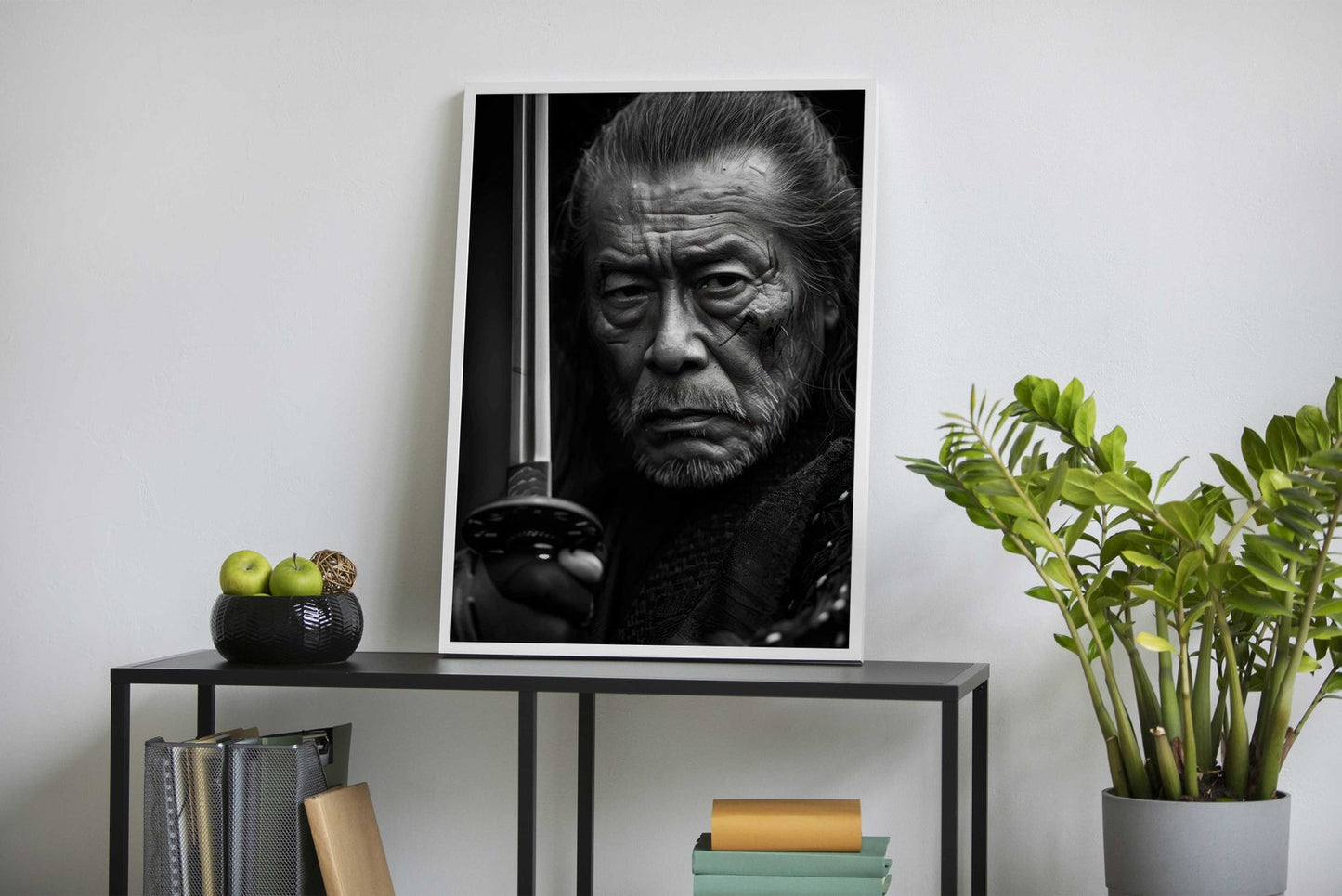 Samurai with Sword Asian Style Poster | Wall Art for Home & Office | High-Quality Print - High-Quality Visual Display