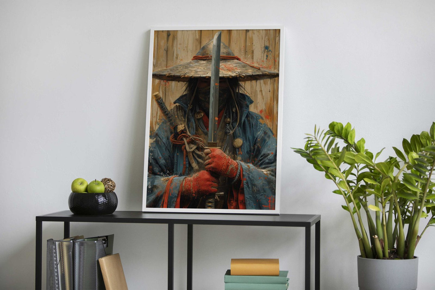 Samurai with a sword Asian Style Poster | Wall Art for Home & Office | High-Quality Print