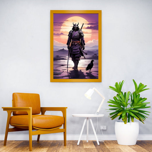 Samurais Solitude Asian Style Poster | Wall Art for Home & Office | High-Quality Print - High-Quality Visual Display