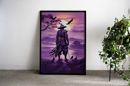 Samurais Vigil Asian Style Poster | Wall Art for Home & Office | High-Quality Print - High-Quality Visual Display