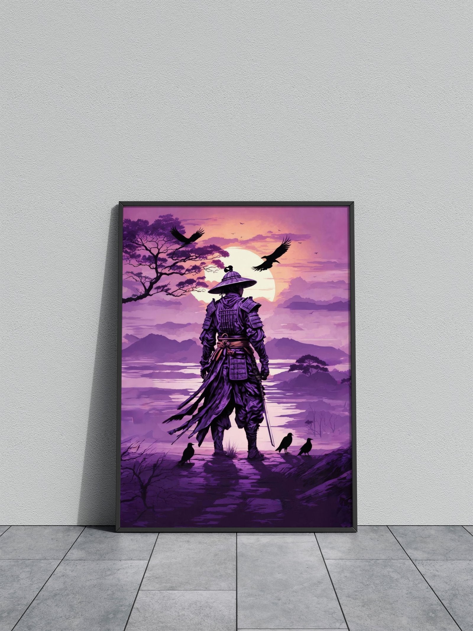 Samurais Vigil Asian Style Poster | Wall Art for Home & Office | High-Quality Print - High-Quality Visual Display