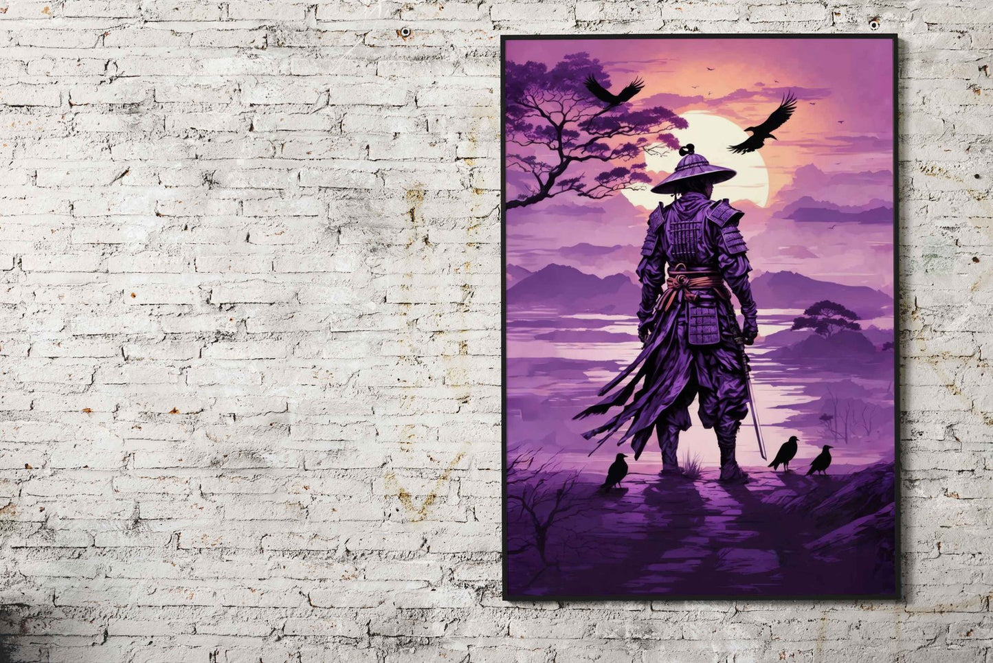Samurais Vigil Asian Style Poster | Wall Art for Home & Office | High-Quality Print - High-Quality Visual Display
