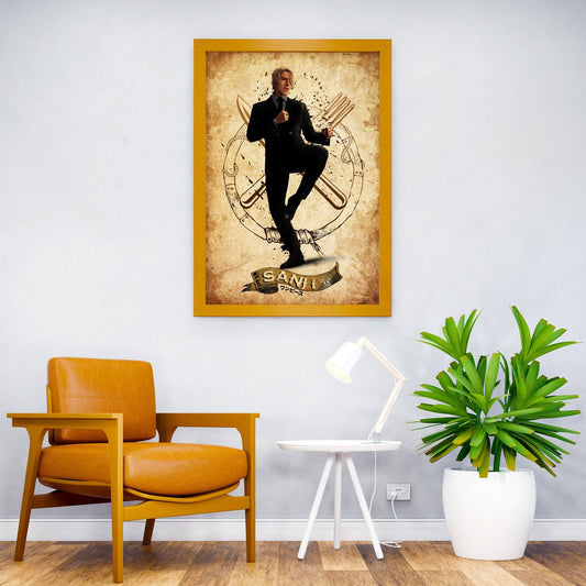 Sanji Fight Retro Asian Style Poster | Wall Art for Home & Office | High-Quality Print - High-Quality Visual Display