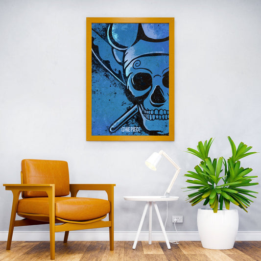 Sanji Minimal Skull Asian Style Poster | Wall Art for Home & Office | High-Quality Print - High-Quality Visual Display