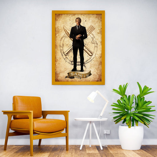 Sanji Retro Asian Style Poster | Wall Art for Home & Office | High-Quality Print - High-Quality Visual Display