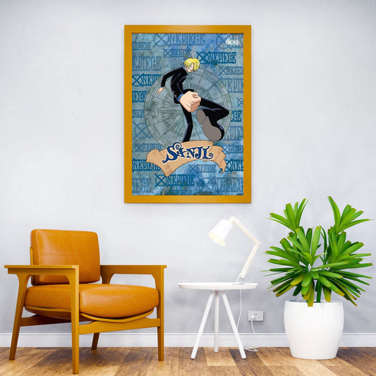 Sanji Asian Style Poster | Wall Art for Home & Office | High-Quality Print - High-Quality Visual Display
