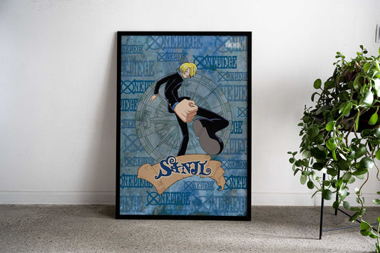 Sanji Asian Style Poster | Wall Art for Home & Office | High-Quality Print - High-Quality Visual Display